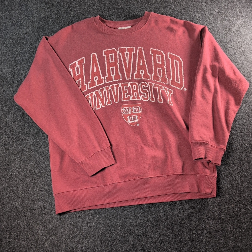 Harvard University Maroon Sweatshirt XL Collegiate Ivy League Licensed Apparel